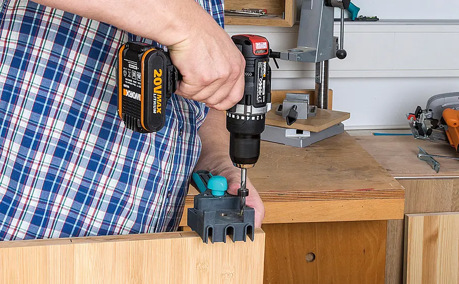 Waschbeckenunterschrank mit Schubladen bauen