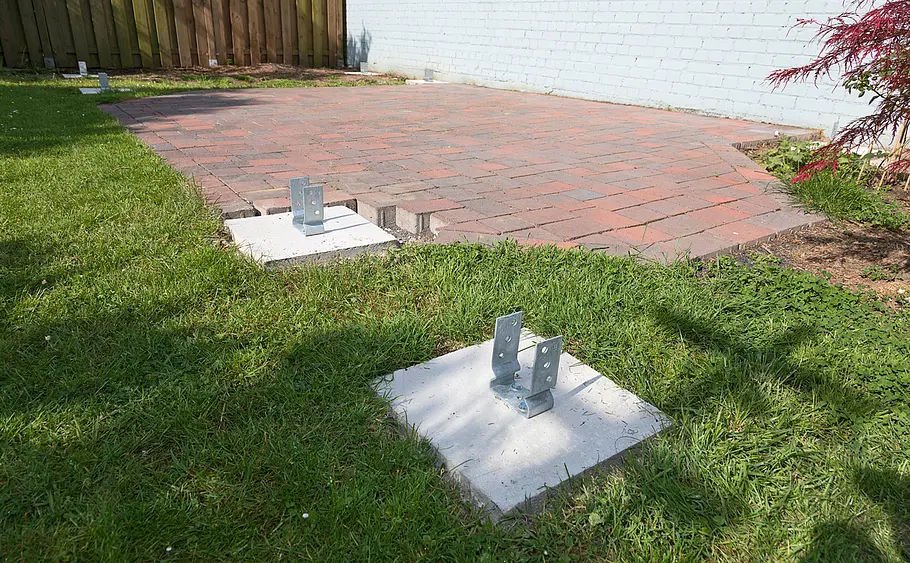 Pfostenfundament bauen