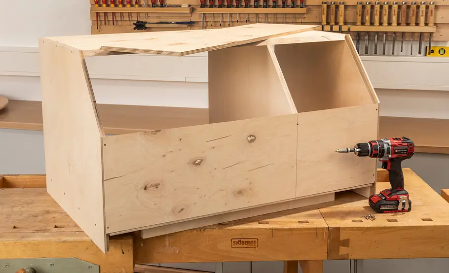 Dachschrägenschrank: Bauanleitung
