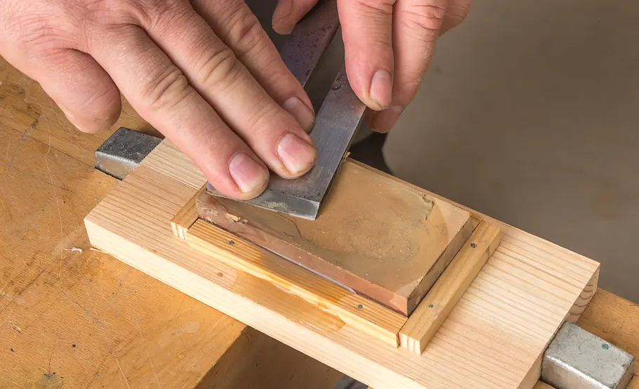 Hobelmesser schärfen