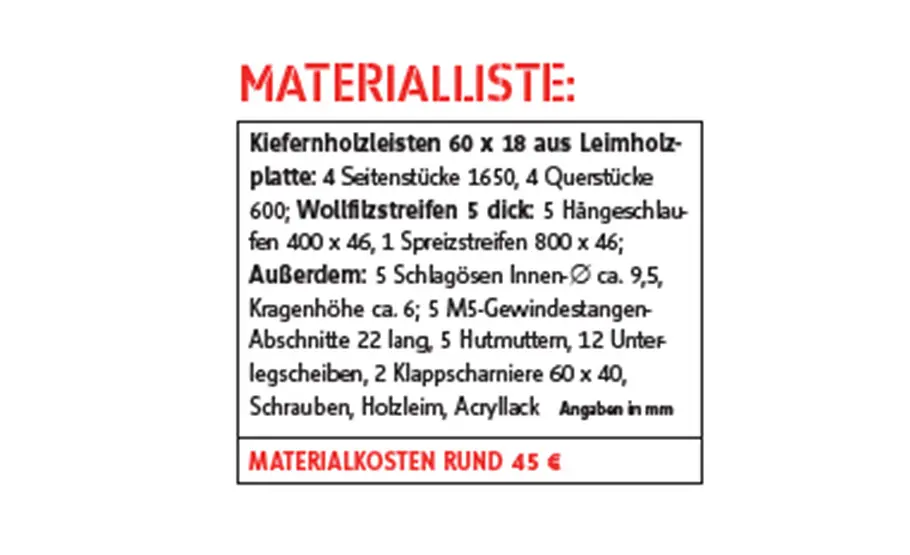Holz-Kleiderständer selber bauen