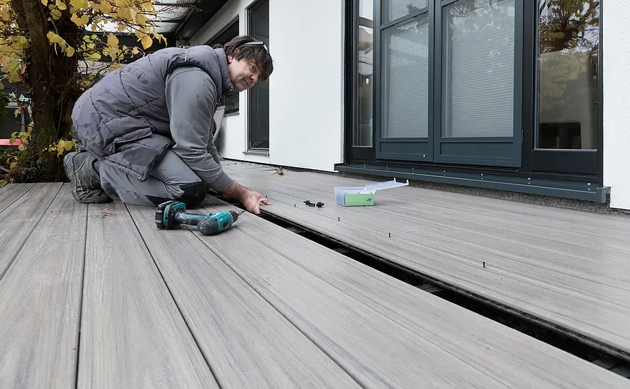 Terrassenbelag: WPC-Dielen selbst verlegen