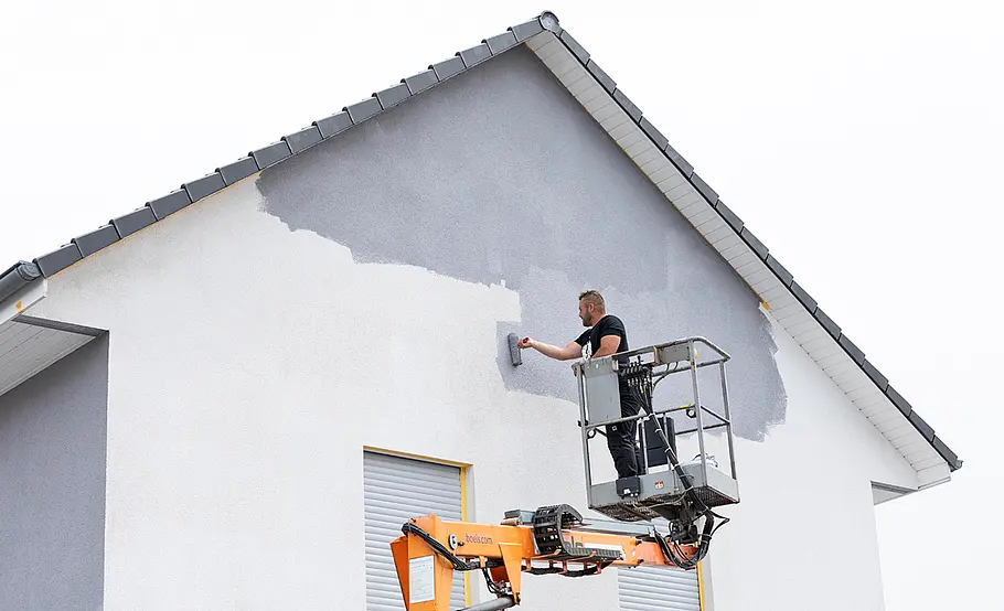 Fassadenanstrich selber machen
