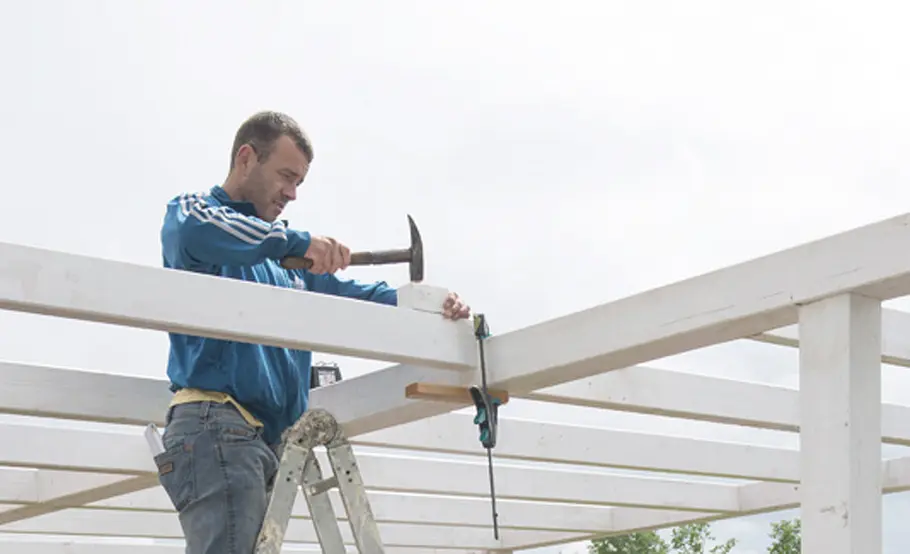 Doppelcarport mit Schuppen bauen