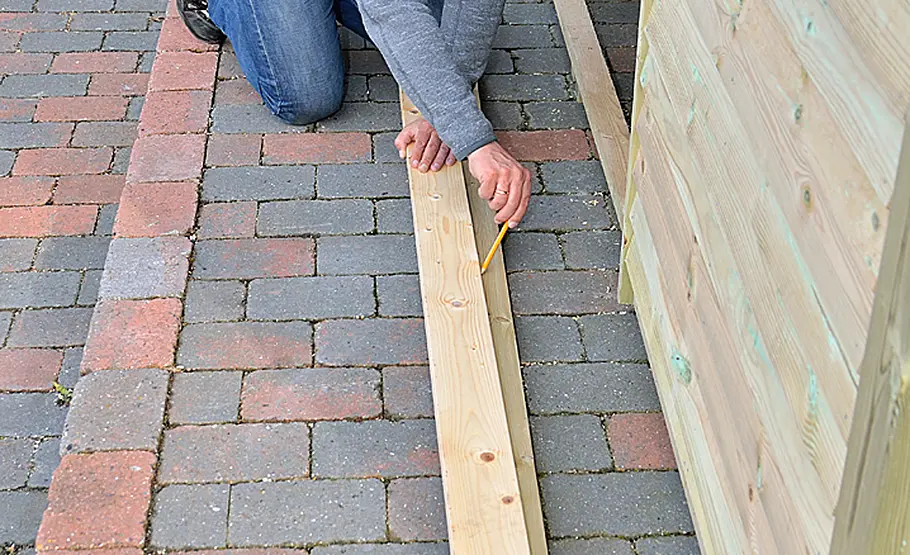 Großzügiges Gartenhaus mit Pultdach selber bauen