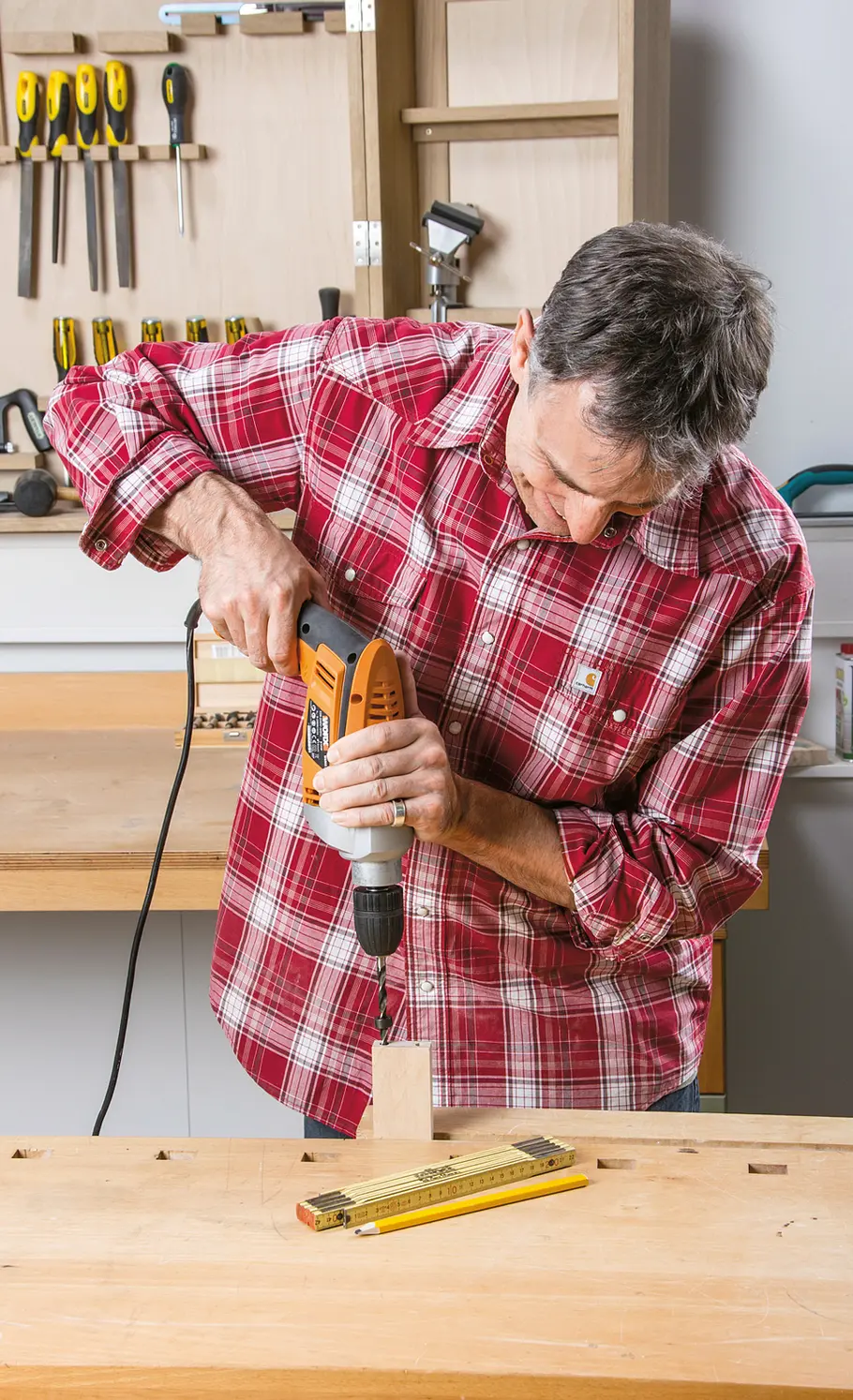Wandtisch zum Klappen selber bauen