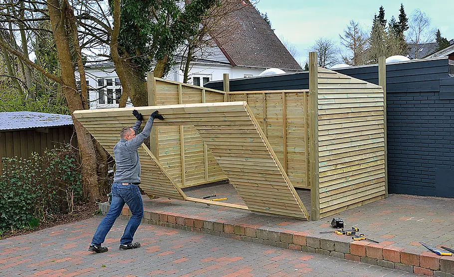 Großzügiges Gartenhaus mit Pultdach selber bauen