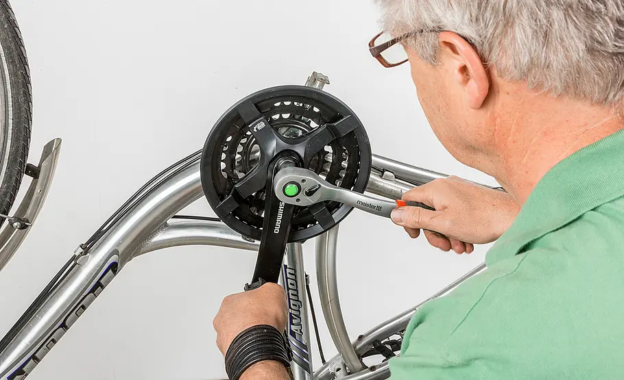 Fahrrad-Reparatur: Kurbelantrieb erneuern