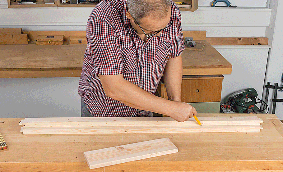 Sitzbank bauen