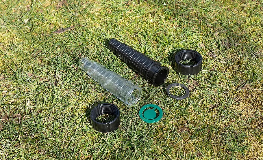 Bachlauf-Pumpe anschließen