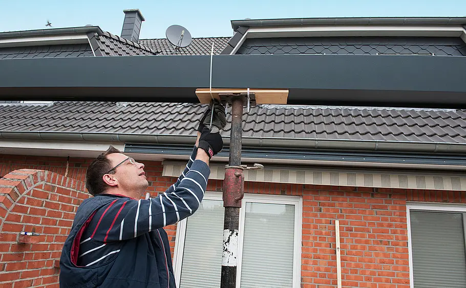 Überdachte Terrasse aus Alu bauen