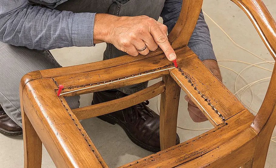 Anleitung: Wiener Geflecht für Stuhl-Reparatur