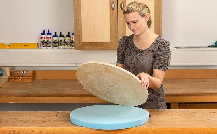 Sitzkissen aus Reifen basteln