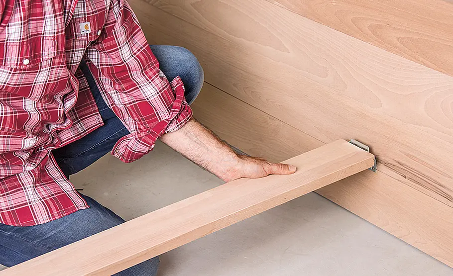Balkenbett selber bauen