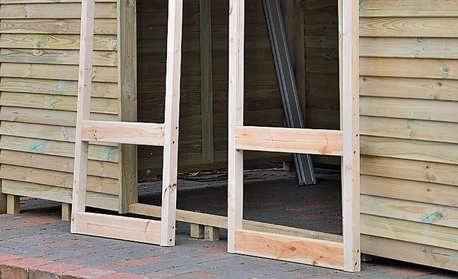 Großzügiges Gartenhaus mit Pultdach selber bauen