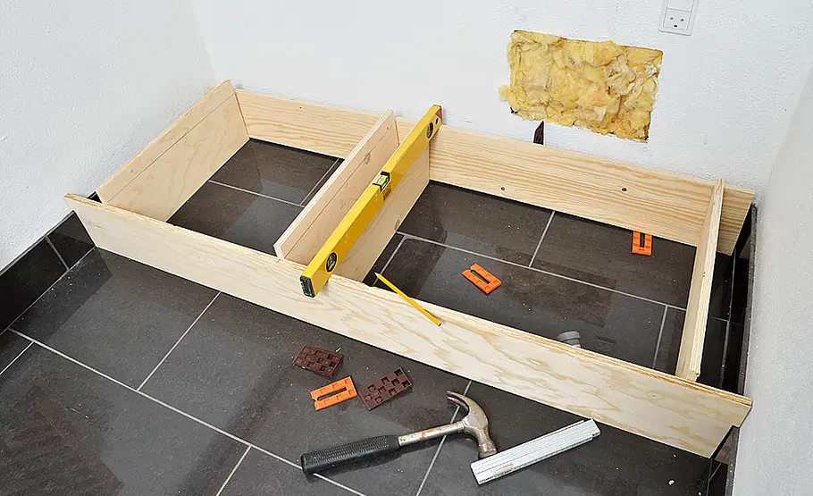 Waschbeckenunterschrank bauen
