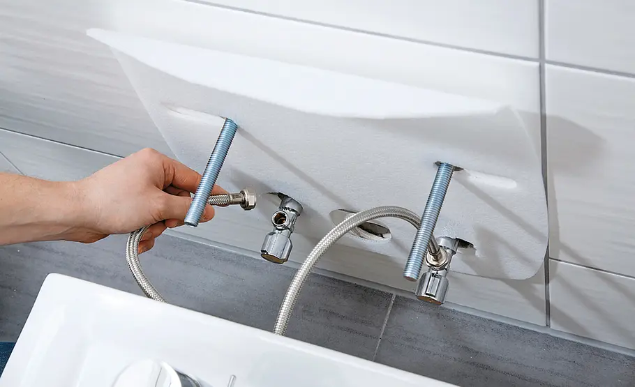 Wandhängendes Bidet montieren