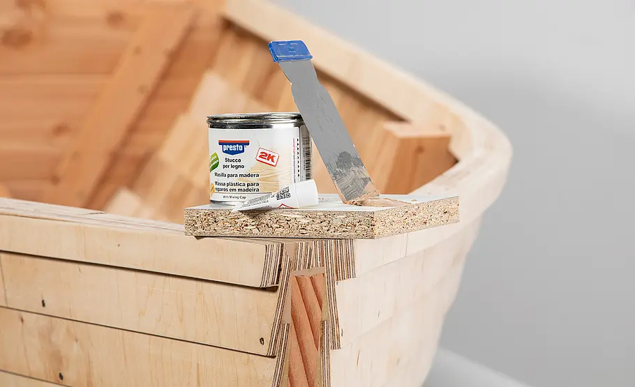 Hochbeet-Boot bauen