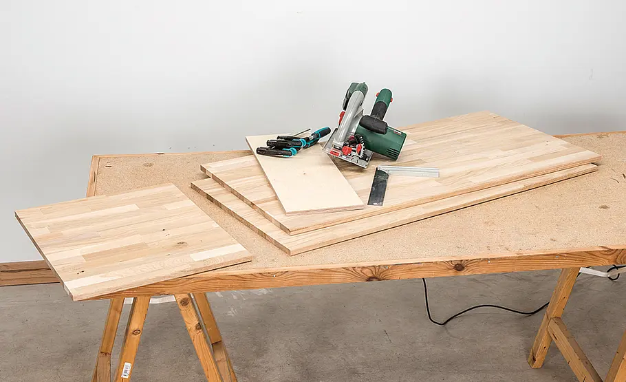 Treppenschrank bauen