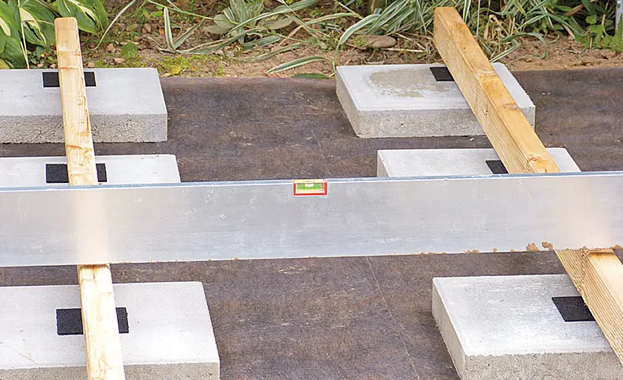 Kleines Sonnendeck selber bauen