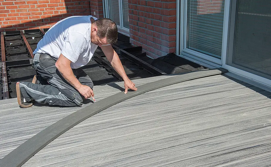Terrasse aus WPC-Dielen bauen
