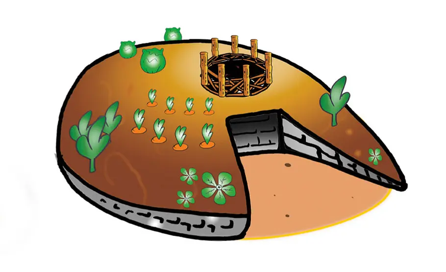Schlüssellochbeet anlegen