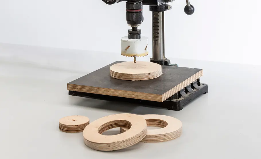 Werkstattschrank mit Maschinenrondell bauen