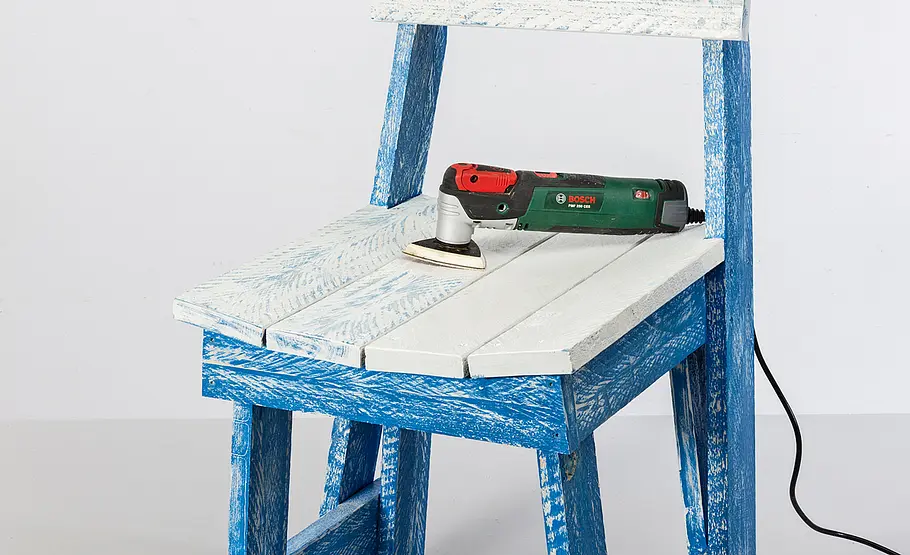 Sägerauen Holzstuhl bauen