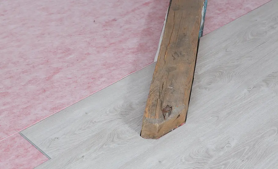 Vinyl-Fußboden verlegen