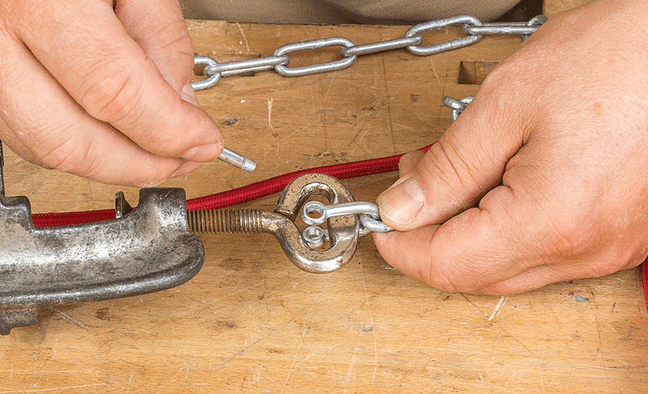 Upcycling-Leuchte aus Fleischwolf selber bauen