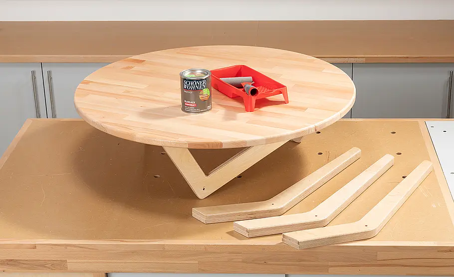 Klappbaren Couchtisch bauen