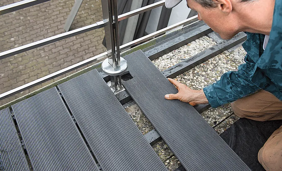 Anleitung: Terrassen-Sanierung auf Flachdach