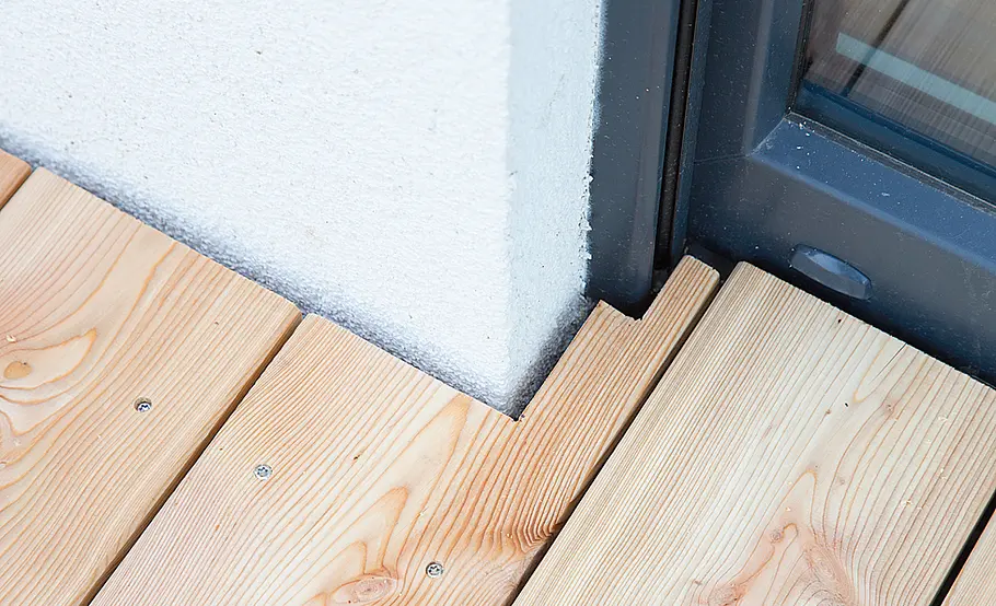 Terrassendielen aus Lärche verlegen