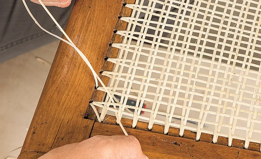Anleitung: Wiener Geflecht für Stuhl-Reparatur