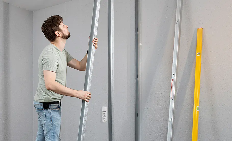 Trockenbauwand als Trennwand