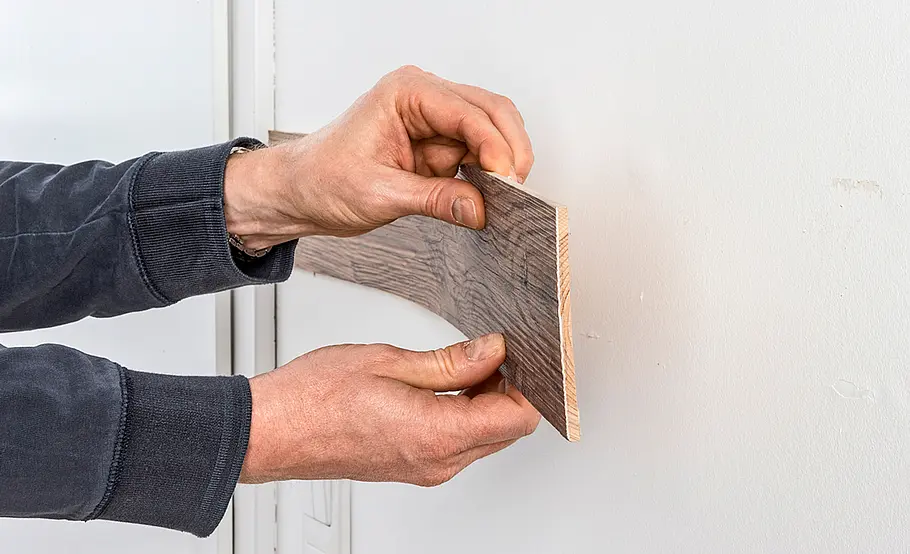 Wand mit Echtholz verkleiden