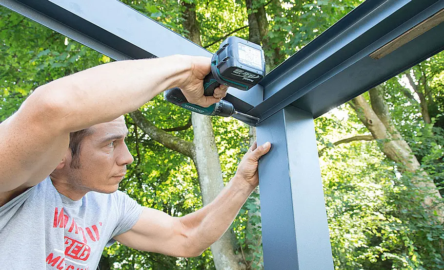 Terrassendach aus Aluminium selber bauen