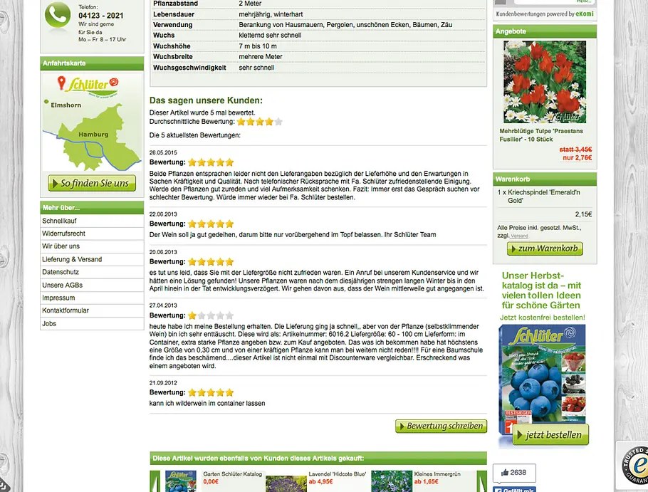 Pflanzen online kaufen