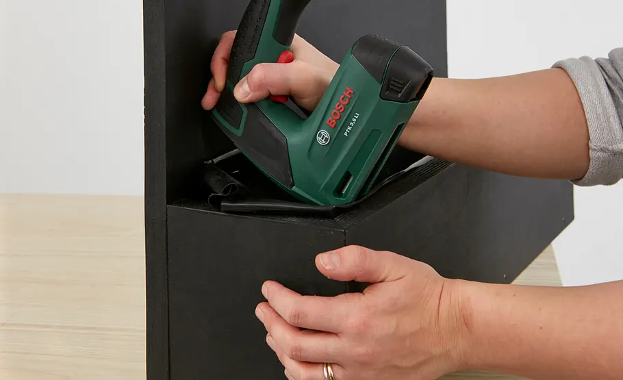 Bepflanztes Türschild selber bauen