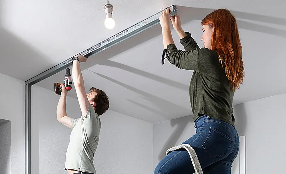 Trockenbauwand als Trennwand