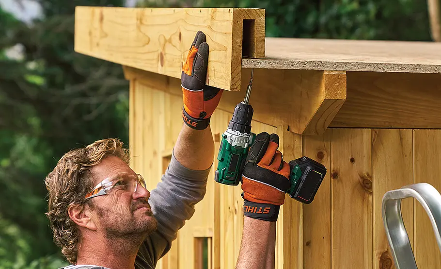Gartenhaus aus Holz bauen
