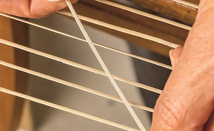 Anleitung: Wiener Geflecht für Stuhl-Reparatur
