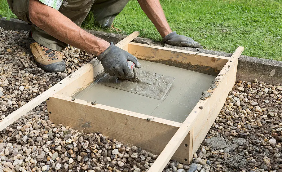 Hochterrasse aus Holz – Unterkonstruktion