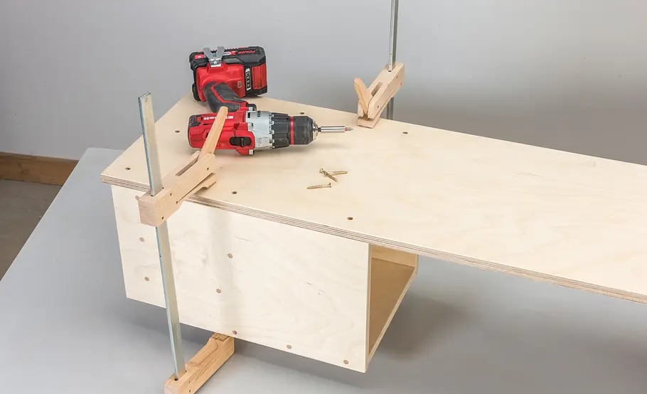Schränkchen für Telefon & Router bauen