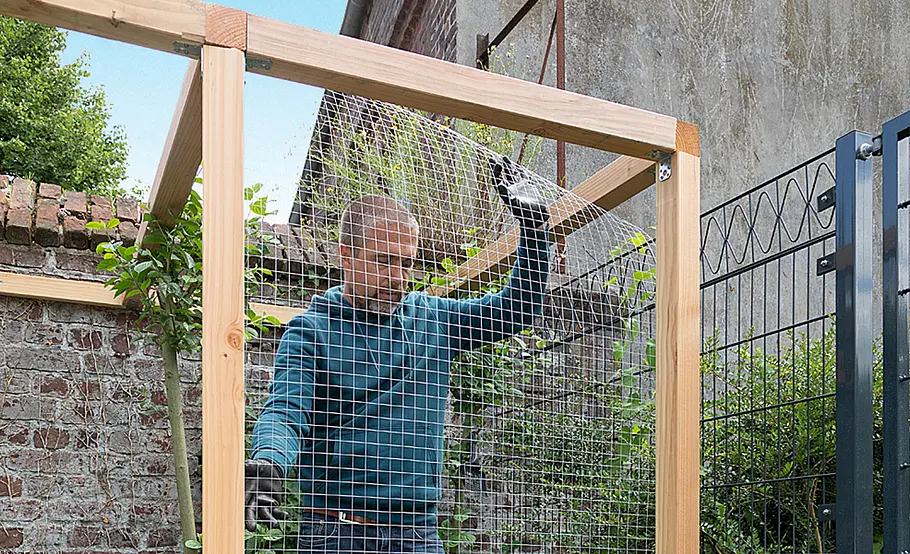 Hühner-Auslauf selber bauen