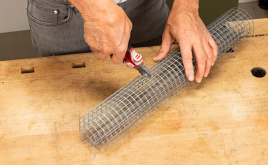 Leuchte aus Kreativbeton basteln