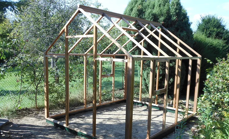 Gewächshaus-Bausatz aus Zedernholz