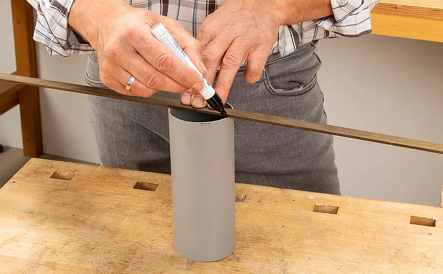 Leuchte aus Kreativbeton basteln
