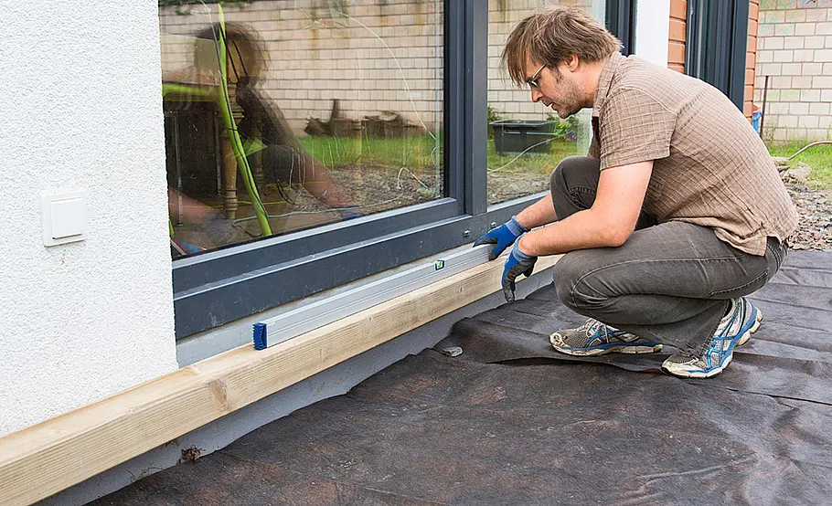 Terrassendielen aus Lärche verlegen
