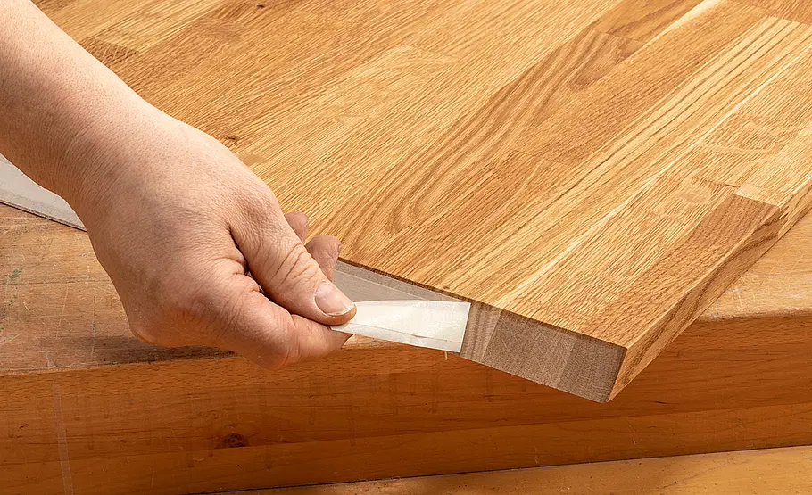 Bürotisch aus Eichenholz bauen